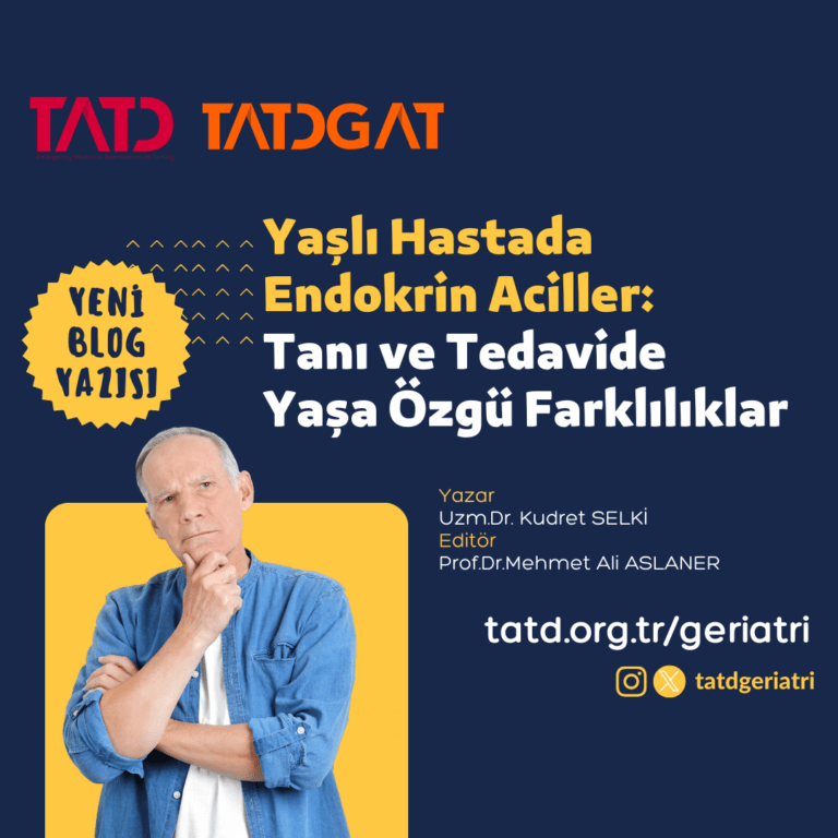 Yaşlı Hastada Endokrin Aciller: Tanı ve Tedavide Yaşa Özgü Farklılıklar