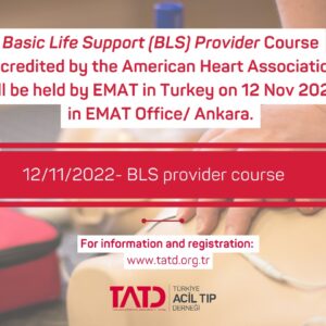 AHA BLS Provider Kursu 12/11/2022