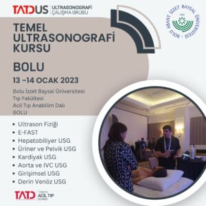 Temel USG Kursu 13 - 14 Ocak 2023, Bolu