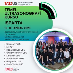Temel USG Kursu 10 - 11 Haziran 2023, Isparta
