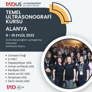 Temel USG Kursu 9 – 10 Eylül 2023, Antalya