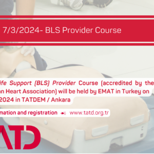 TATD AHA BLS Kursu 7 Mart 2024, Ankara