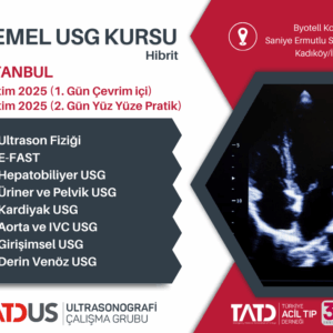 Temel USG Kursu 3 - 4 Ekim 2025, Istanbul