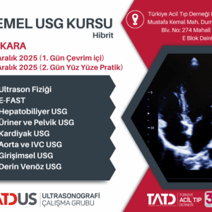 Temel USG Kursu 26 - 27 Aralık 2025