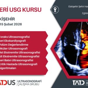 İleri Ultrasonografi Kursu 14 - 15 Şubat 2026, Eskişehir