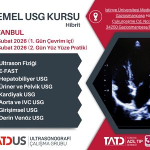 20 - 21 Şubat 2026 Temel USG Kursu, İstanbul