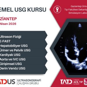 4 - 5 Nisan 2026 Temel USG Kursu, Gaziantep