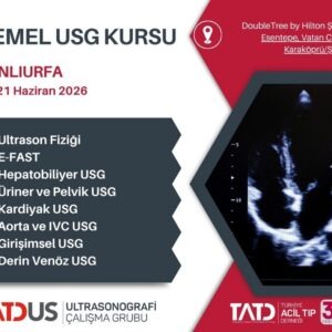 20 - 21 Haziran 2026 Temel Ultrason Kursu, Şanlıurfa