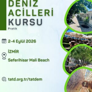 2 - 4 Eylül 2026 Deniz Acilleri Kursu, İZMİR