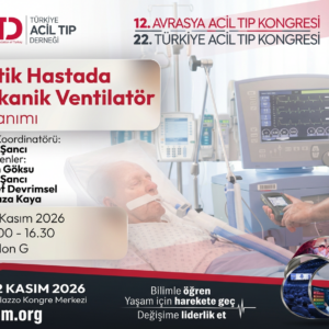 19 Kasım 2026 Mekanik Ventilasyon Kursu, EACEM 2026