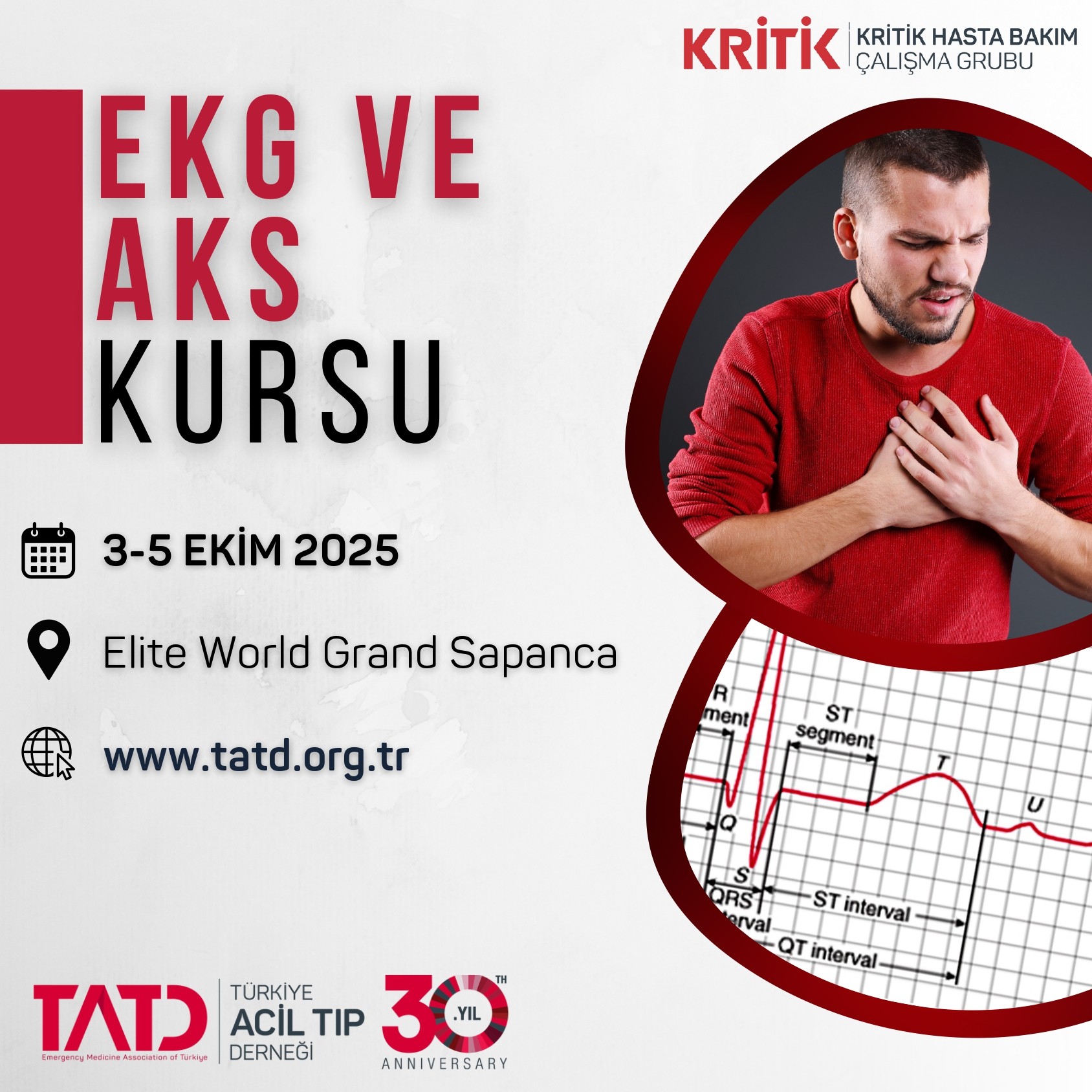 EKG ve AKS Kursu – 3-5 Ekim 2025