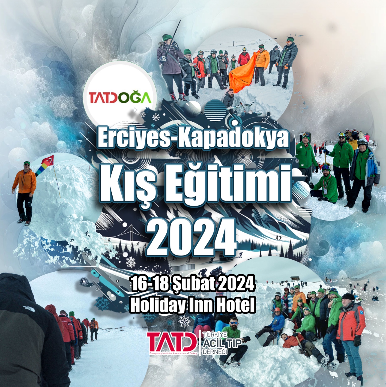 TATDOĞA Erciyes – Kapadokya Kış Eğitimi, 16 – 18 Şubat 2024