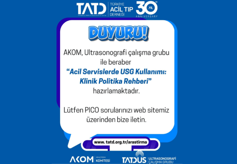 Acil Servislerde USG Kullanımı: Klinik Politika Rehberi