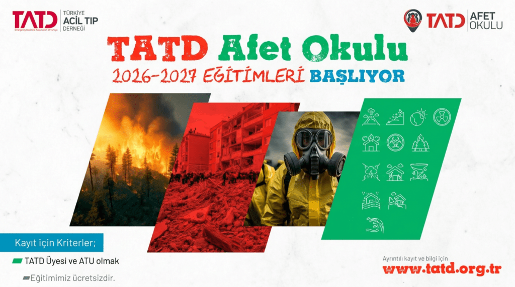 TATD Afet Okulu 2026-2027 Eğitimleri